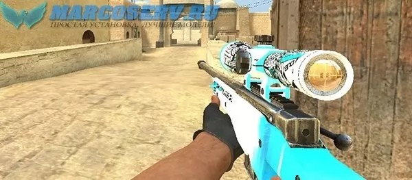 AWP Stickerbomb для CSS