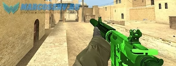 M4A1 Green glow для CSS
