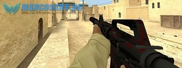 M4A1 BLOOD TIGER для CSS
