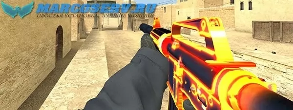M4A1 Red Hot для CSS