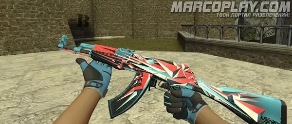 Модели для CSS v34/CSS v93 - AK-47 Riot of Colors для css