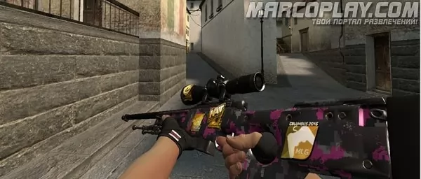 Модели для CSS v34/CSS v93 - AWP Pixel camouflage «Pink»