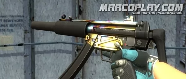 Модель MP5-SD Case Hardened для CSS