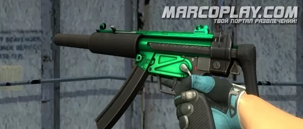 Модель MP5-SD Emerald для CSS