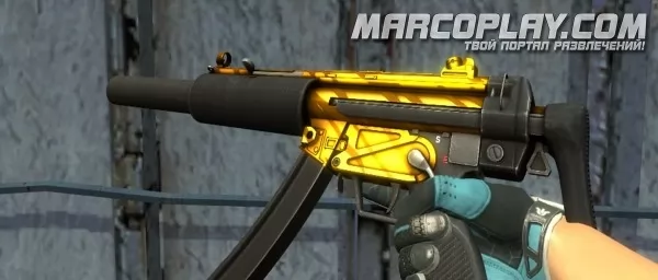 Модель MP5-SD Tiger Tooth для CSS