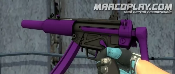 Модель MP5-SD Ultraviolet для CSS