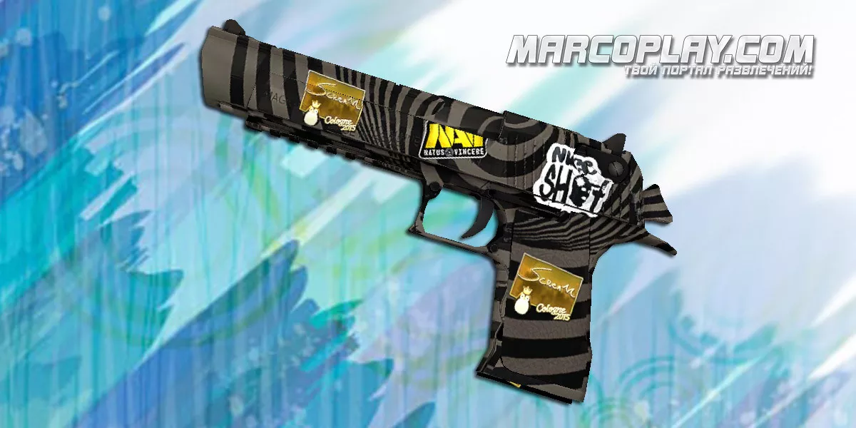 Модели для CSS v34/CSS v93 - Deagle Hypnotic Stickers для CSS