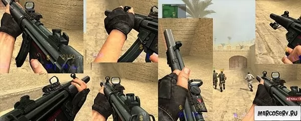 Ampds tatical mp5 для CSS