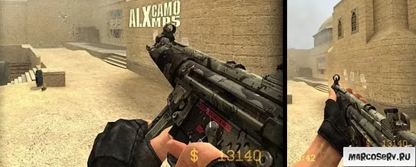 Модели для CSS v34/CSS v93 - Camo Mp5